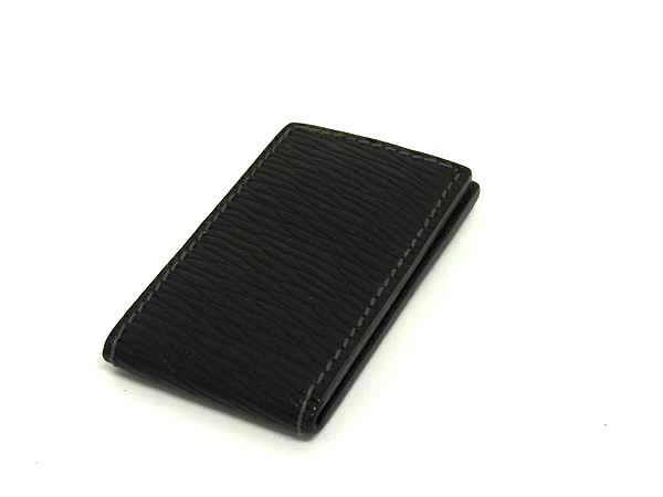 □美品□ Salvatore Ferragamo フェラガモ レザー マネークリップ 札ば