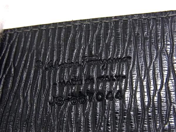 □美品□ Salvatore Ferragamo フェラガモ レザー マネークリップ 札ば