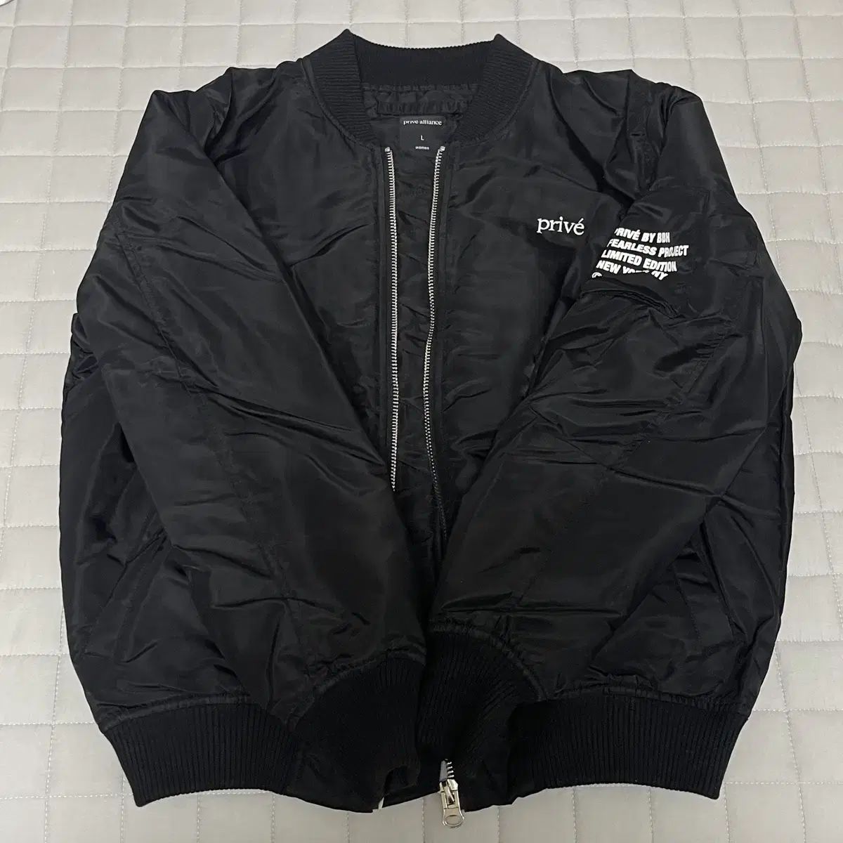 ベクヒョン Free! MA 1ジャケット ブラック