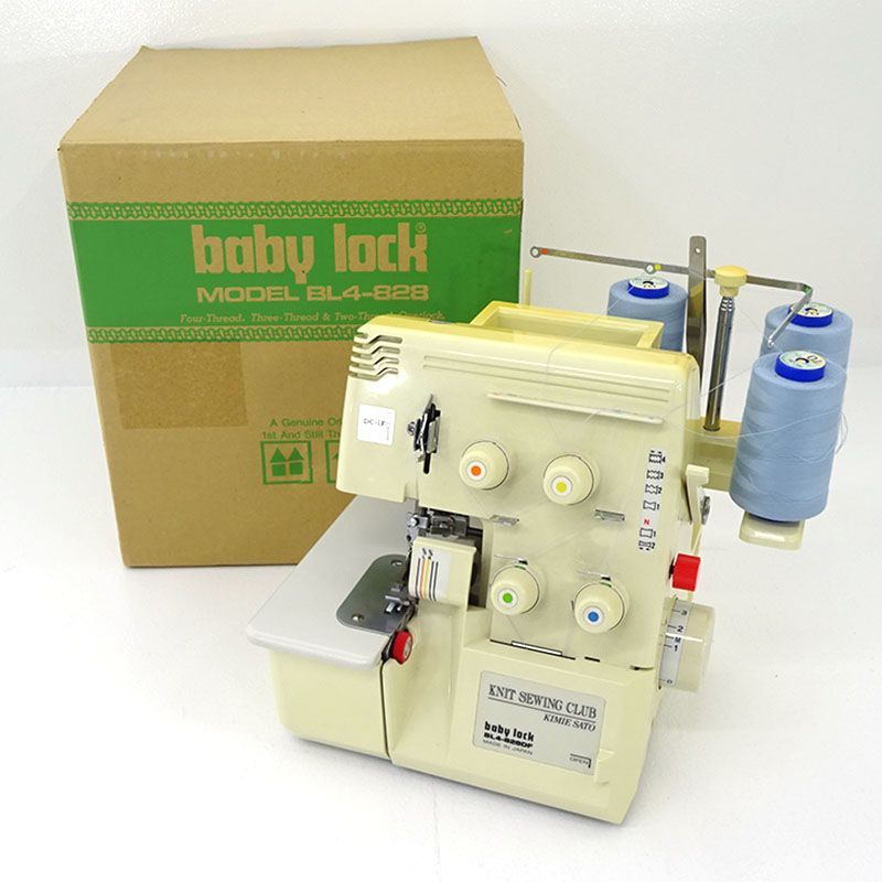 三重店】【ジャンク】babylock BL4-828DF KNIT SEWING CLUB 4本糸