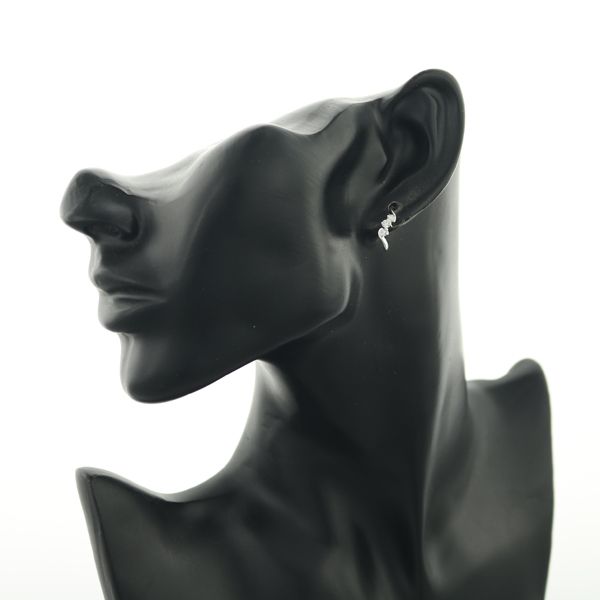 エステール ピアス ダイヤ ダイヤモンド 0.30ct/0.30ct K18WG #183734