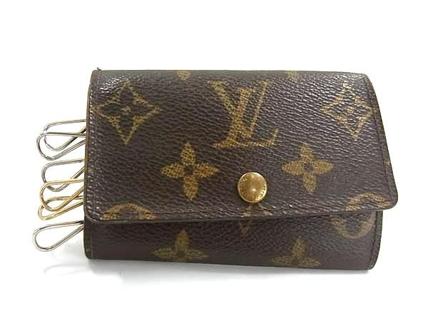 ルイヴィトン ミュルティクレ6 キーケース 6連 モノグラム ブラウン 茶 鍵 正規紙袋無料】ルイヴィトン キーケース ミュルティクレ6 レディース