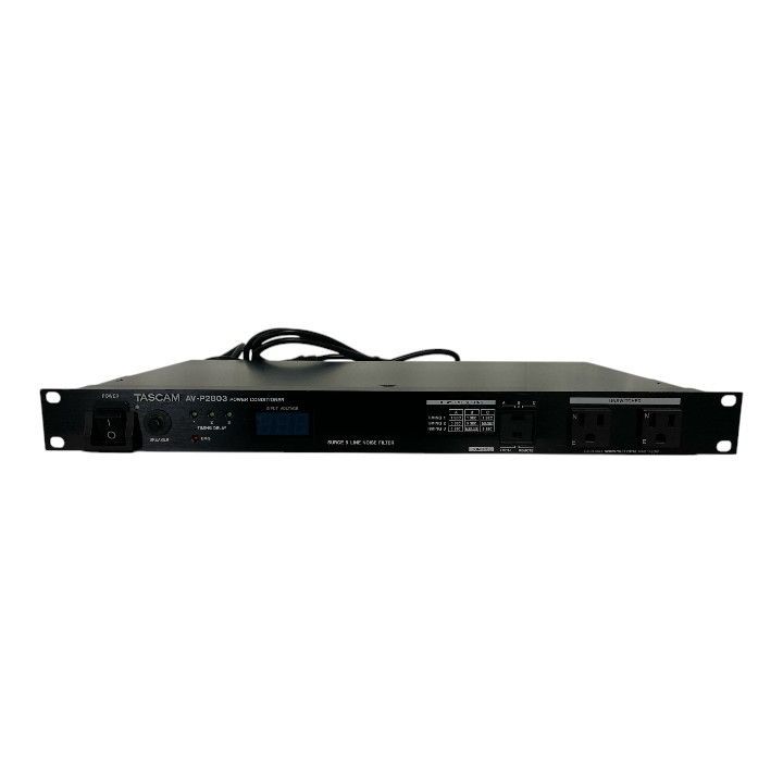 中古 TASCAM AV-P2803 パワーディストリビューター 電源ユニット【現状