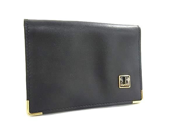 □美品□ dunhill ダンヒル レザー カードケース カード入れ 名刺入れ