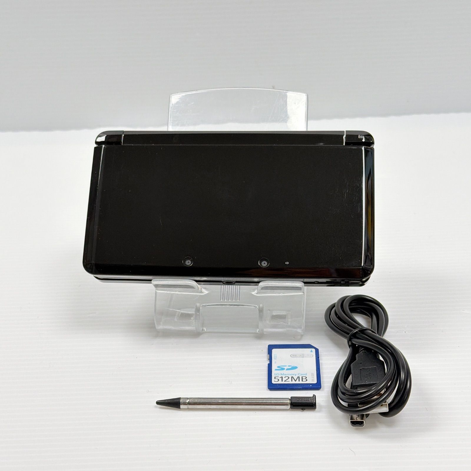 美品 ニンテンドー 3DS クリアブラック 遊べるセット 動作確認済み ds