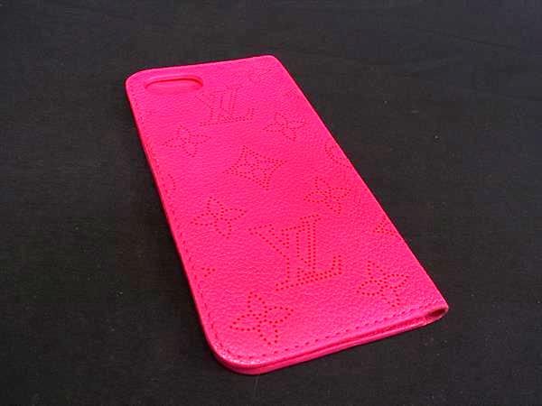 Louis Vuitton☆iPhone6手帳型ケース マヒナ美品 □美品□ LOUIS VUITTON ルイヴィトン M62193 モノグラムマヒナ