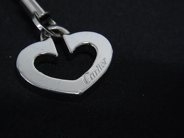 Cartier カルティエ ハート ストラップ キーホルダー バッグチャーム
