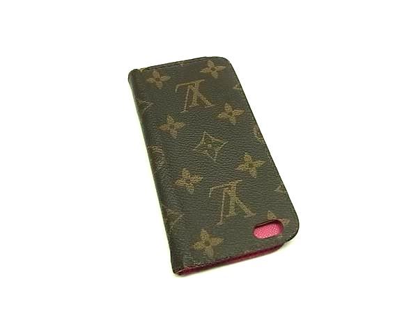LOUIS VUITTON ルイヴィトン M61906 モノグラム フォリオ iPhone 7/8
