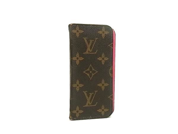 LOUIS VUITTON ルイヴィトン M61906 モノグラム フォリオ iPhone 7/8