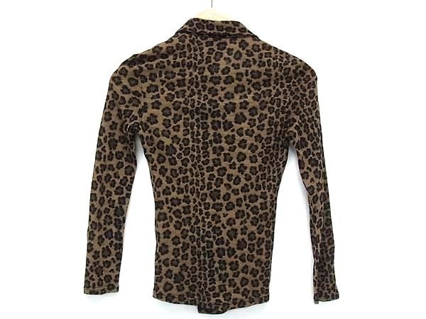 Fendi フェンディ　レオパード　長袖シャツ □極美品□ FENDI フェンディ レオパード 豹柄 長袖 Yシャツ トップス