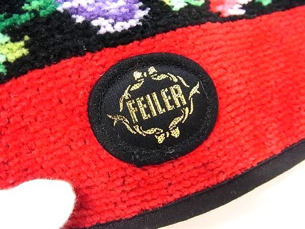 □美品□ FEILER フェイラー コットン100％ フラワー 花 マルチポーチ