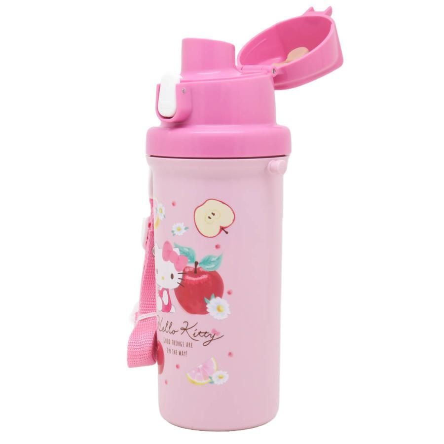 新品 OSK サンリオ ハローキティ フルーツ柄 直飲み水筒 600ml