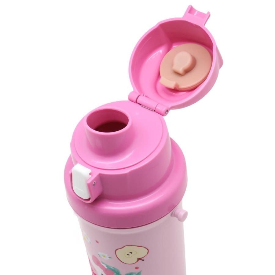 新品 OSK サンリオ ハローキティ フルーツ柄 直飲み水筒 600ml