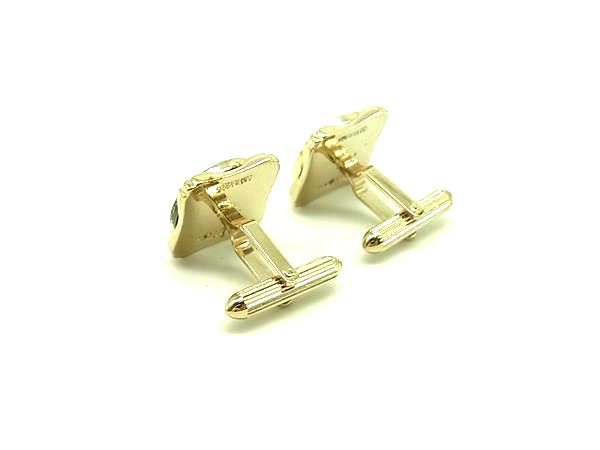 Burberrys ゴールドカフリンクス BURBERRY - バーバリー 騎士 カフリンクス ブルー ゴールドカラー