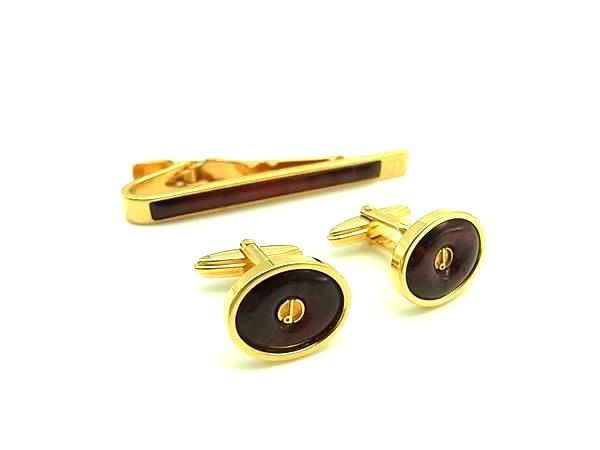 □美品□ dunhill ダンヒル カフスボタン カフリンクス タイクリップ