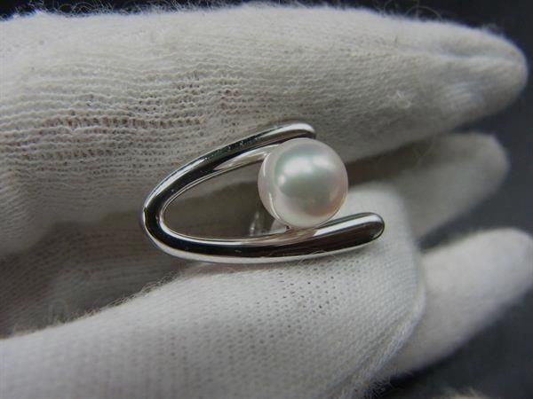 □美品□ TASAKI タサキ 本真珠 パール約5mm カフス カフリンクス