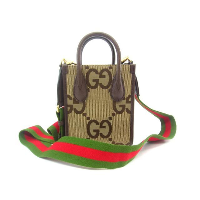GUCCI グッチ 699406 ジャンボGG シェリーライン キャンバス レザー