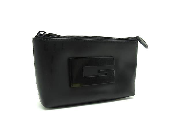 GUCCI グッチ レザー メイクポーチ マルチケース 小物入れ レディース