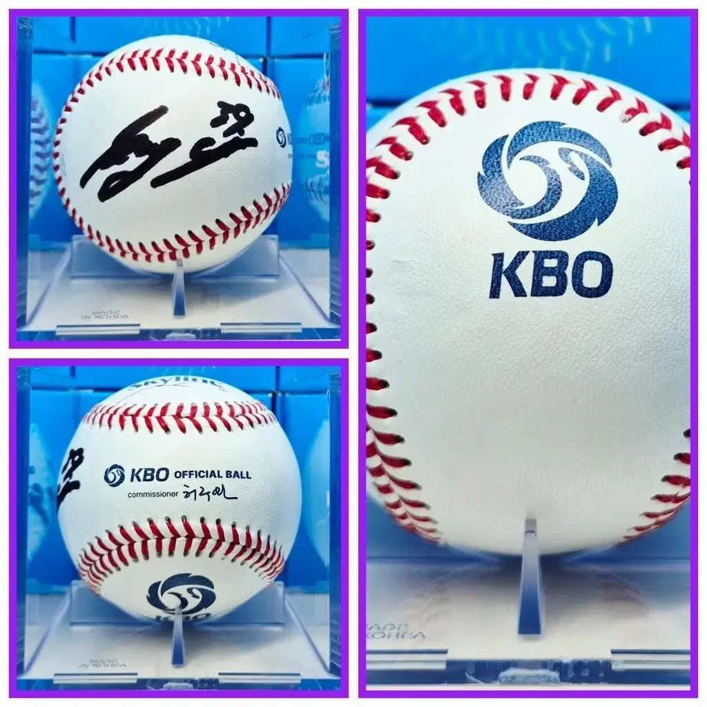 ヴァンゆん ゆん 直筆サイン入りボール サムスン・ライオンズ ユン・ソンユン選手様 サイン入りボール - メルカリ