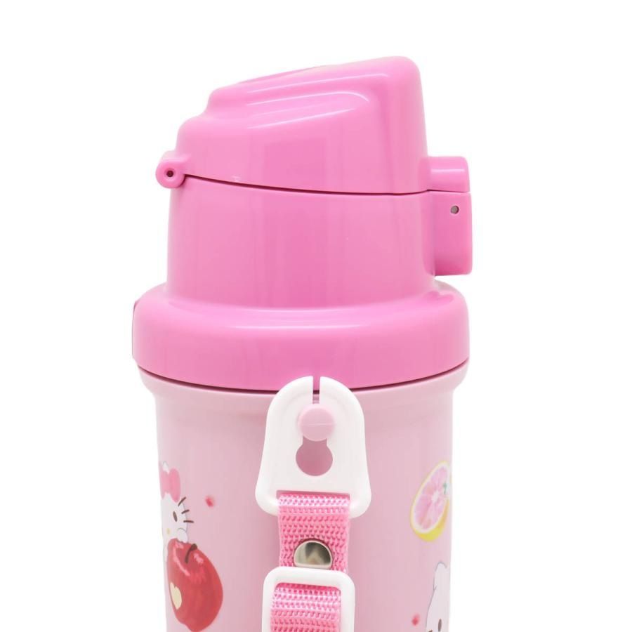 新品 OSK サンリオ ハローキティ フルーツ柄 直飲み水筒 600ml