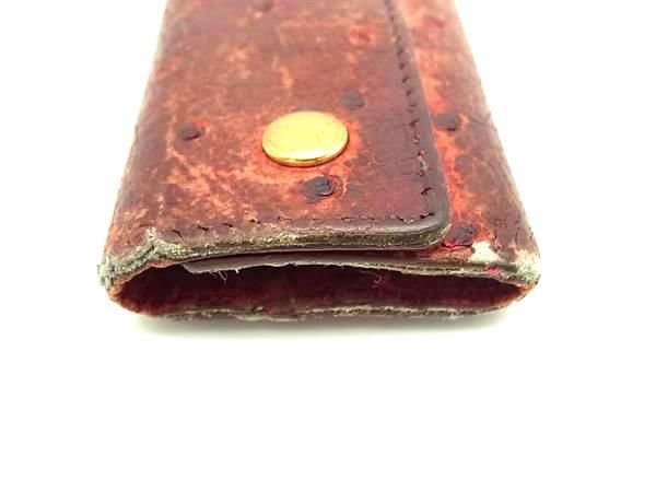 □極上□本物□ HERMES エルメス オーストリッチ ゴールド金具 4連