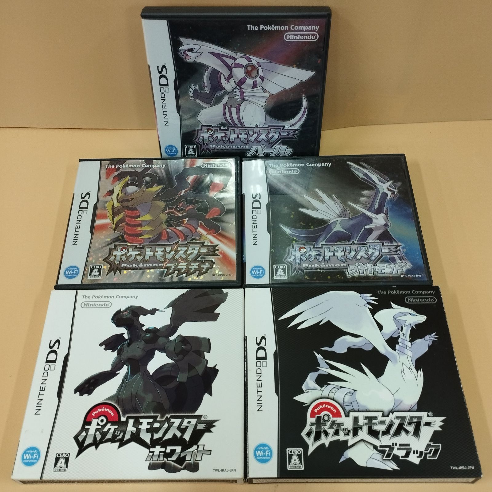 D6582】ニンテンドーDS ポケットモンスター パール プラチナ