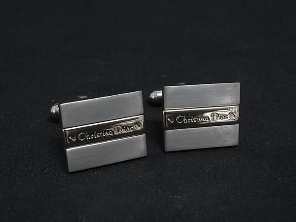 ヴィンテージ　Christian Dior カフリンクス セット Christian Dior（クリスチャン・ディオール） 美品 カフス オニキス