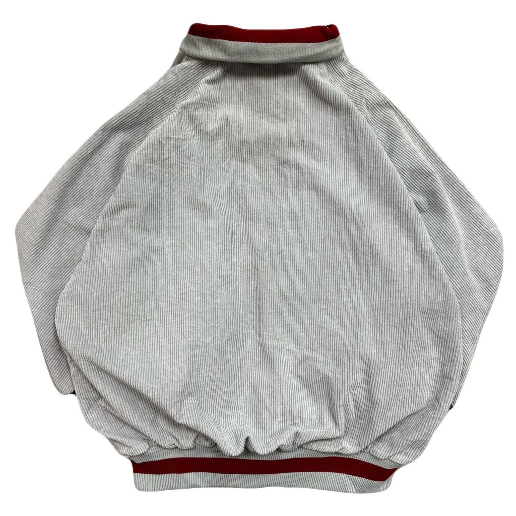 USA製 DeLONG APEX TALON ZIP 刺繍ロゴ コーデュロイジャケット グレー