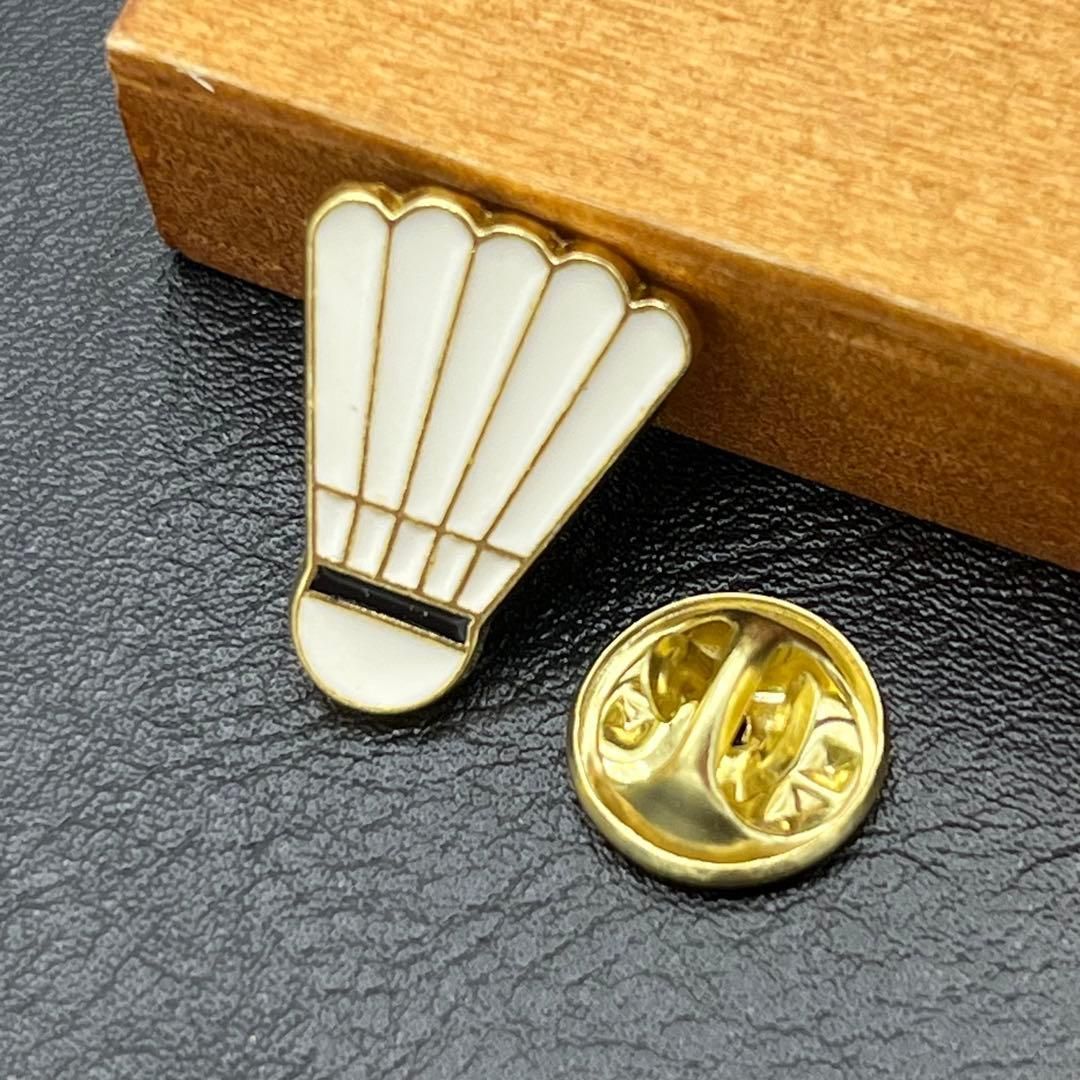 PN099 ラペルピン バドミントン ピンバッジ ブローチ ピンブローチ