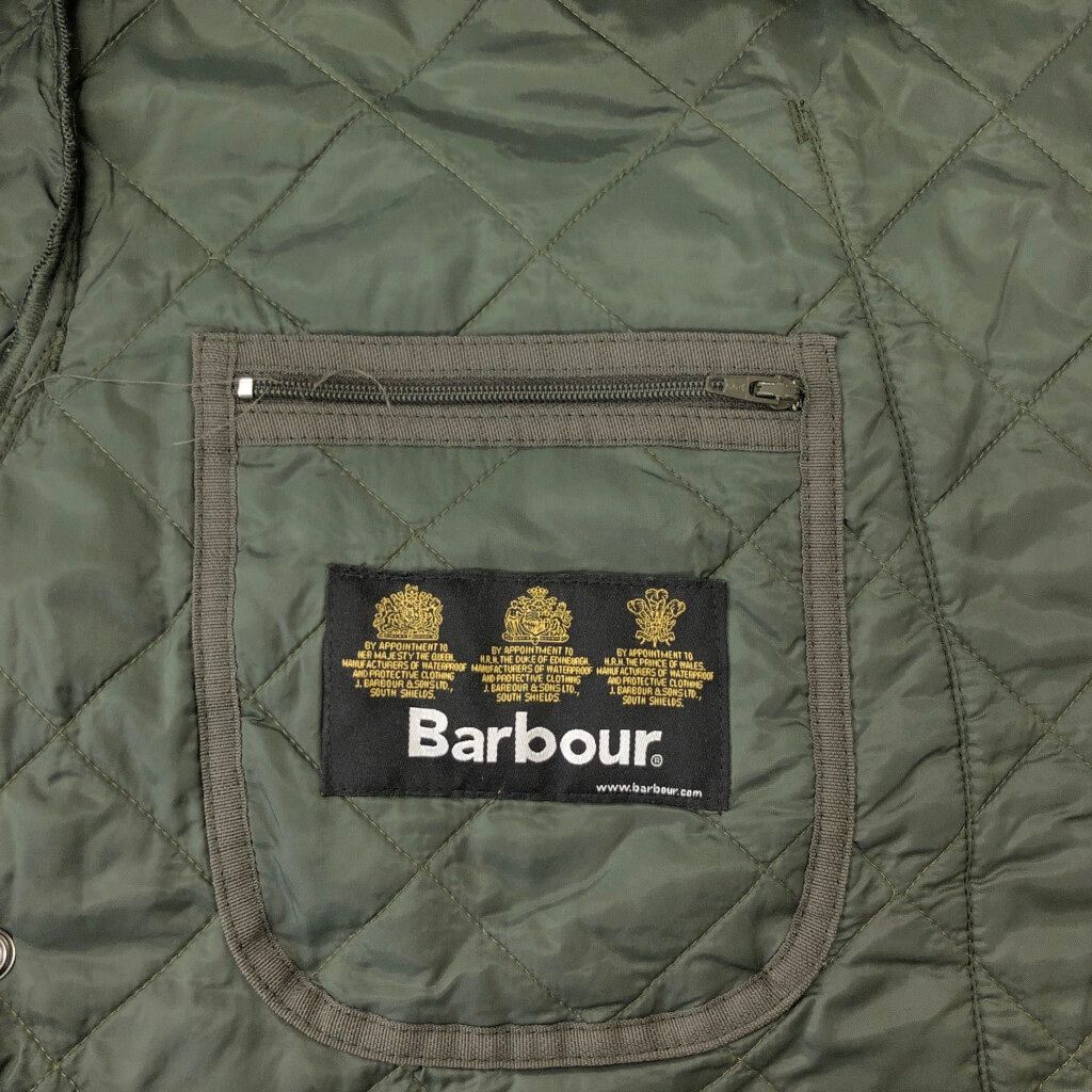 Barbour バブアー NEW CLASSIC ESKDALE エスクデール キルティングジャケット オリーブ(メンズ M)中古 古着 X2596 Barbour バブアー NEW CLASSIC ESKDALE エスクデール キルティング