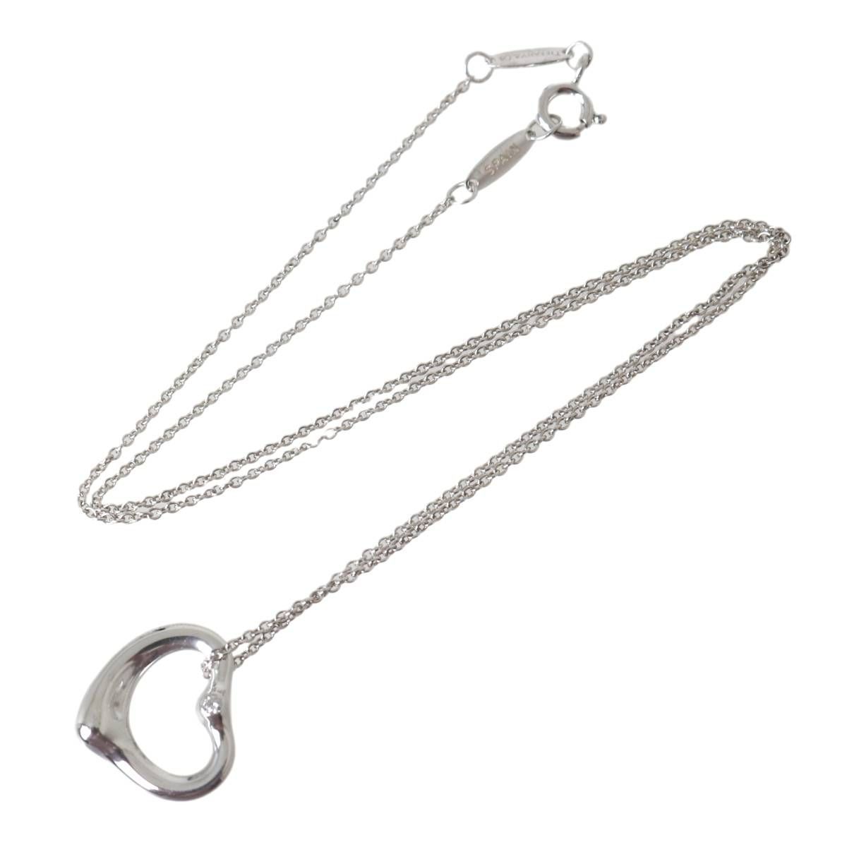 Tiffany&Co. /ティファニー 2P ダイヤ オープンハート エルサ