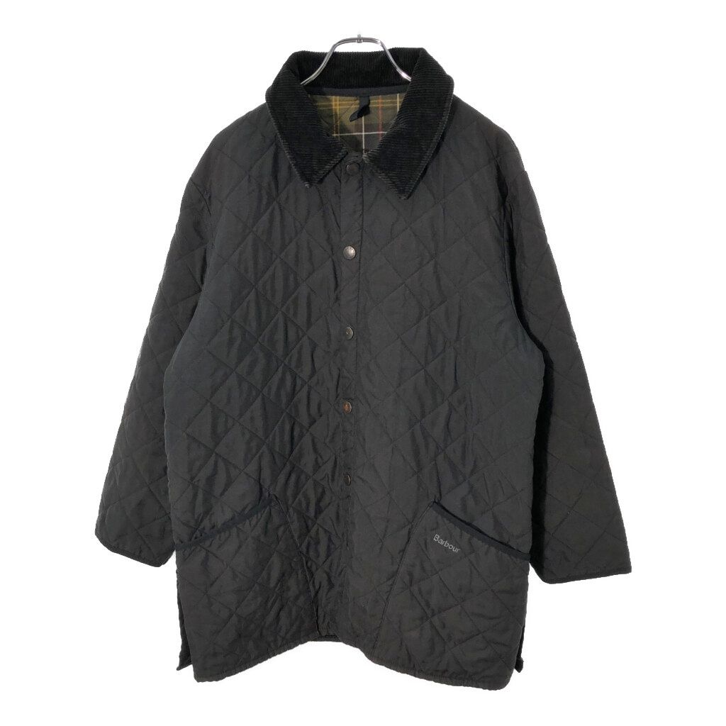 Barbour バブアー ESKDALE エスクデール キルティングジャケット ユーロ ブラック(メンズ M相当)中古 古着 X2599 Barbour バブアー ESKDALE エスクデール キルティングジャケット