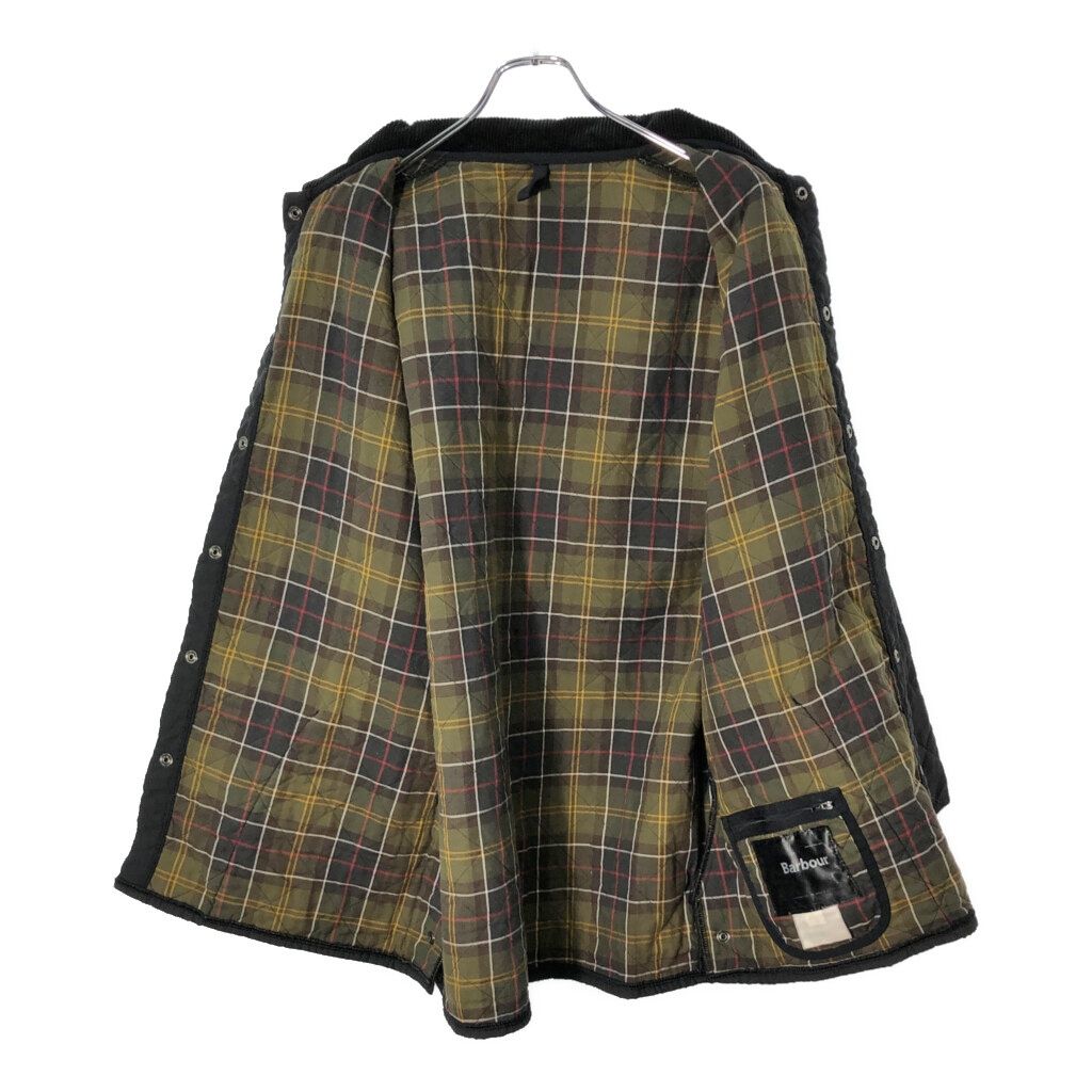 Barbour バブアー ESKDALE エスクデール キルティングジャケット ユーロ ブラック(メンズ M相当)中古 古着 X2599 Barbour バブアー ESKDALE エスクデール キルティングジャケット
