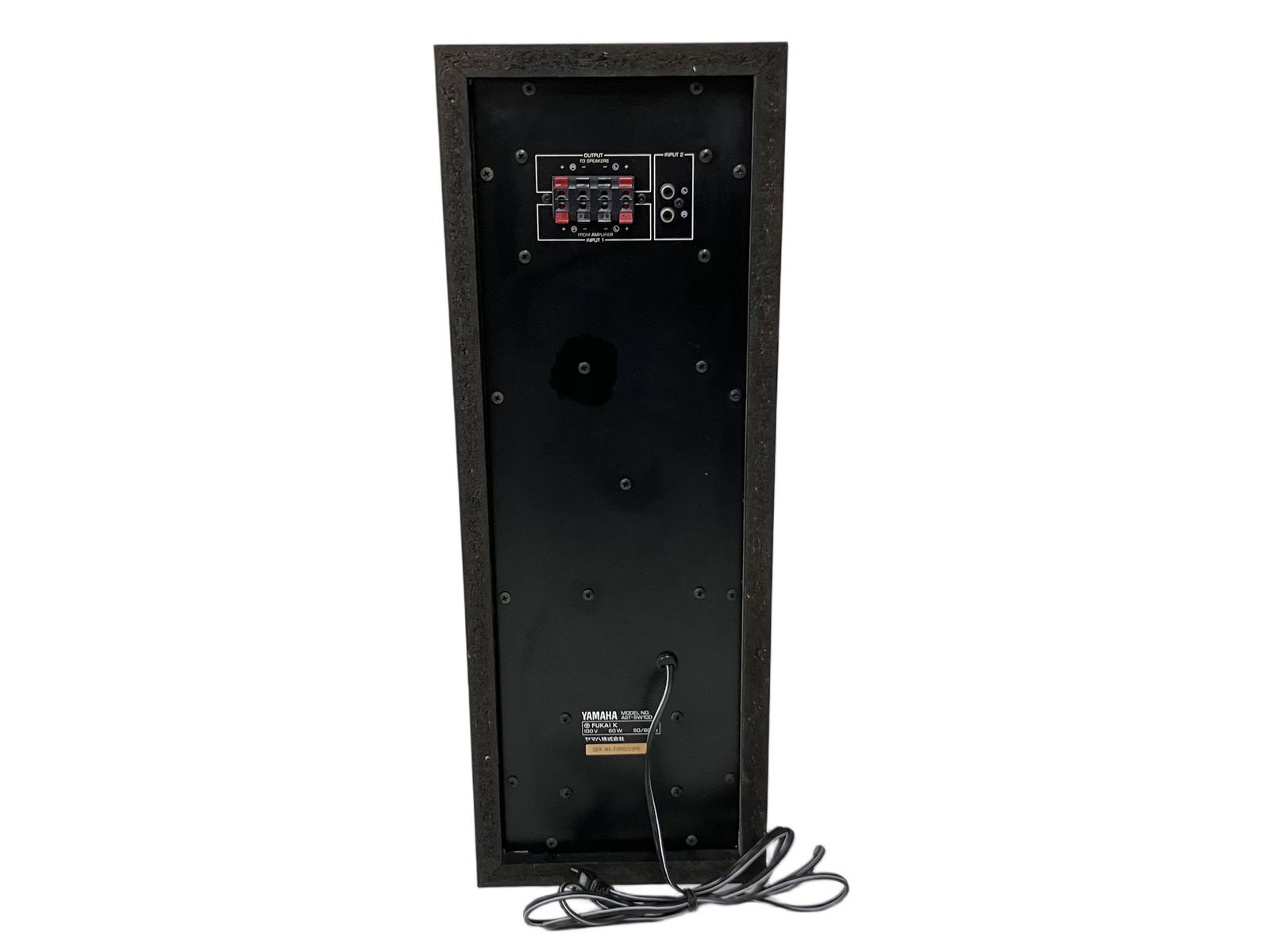 YAMAHA AST-SW100 ヤマハ サブウーファー アクティブサーボ ウーハー