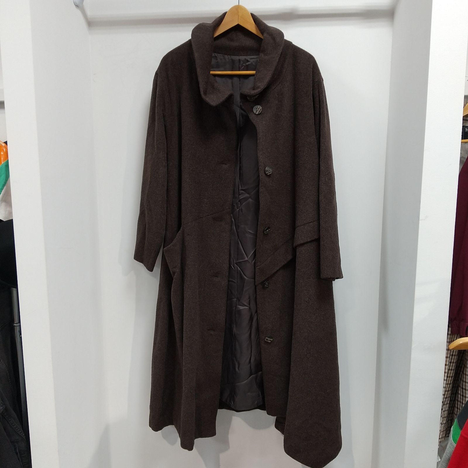 ks135◇新品 未使用 慈雨 ジウ JIU ロングコート レディース サイズ40