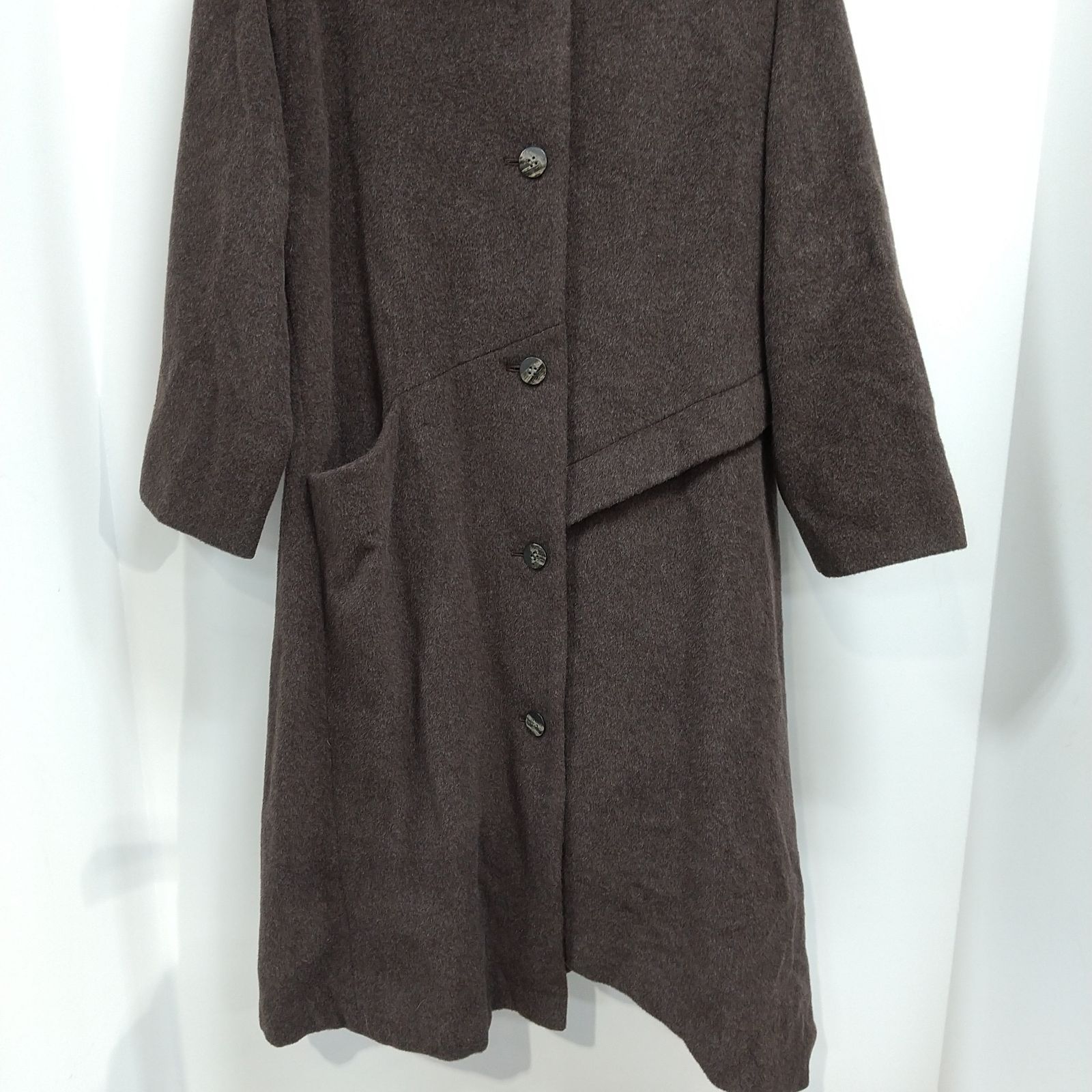 ks135◇新品 未使用 慈雨 ジウ JIU ロングコート レディース サイズ40