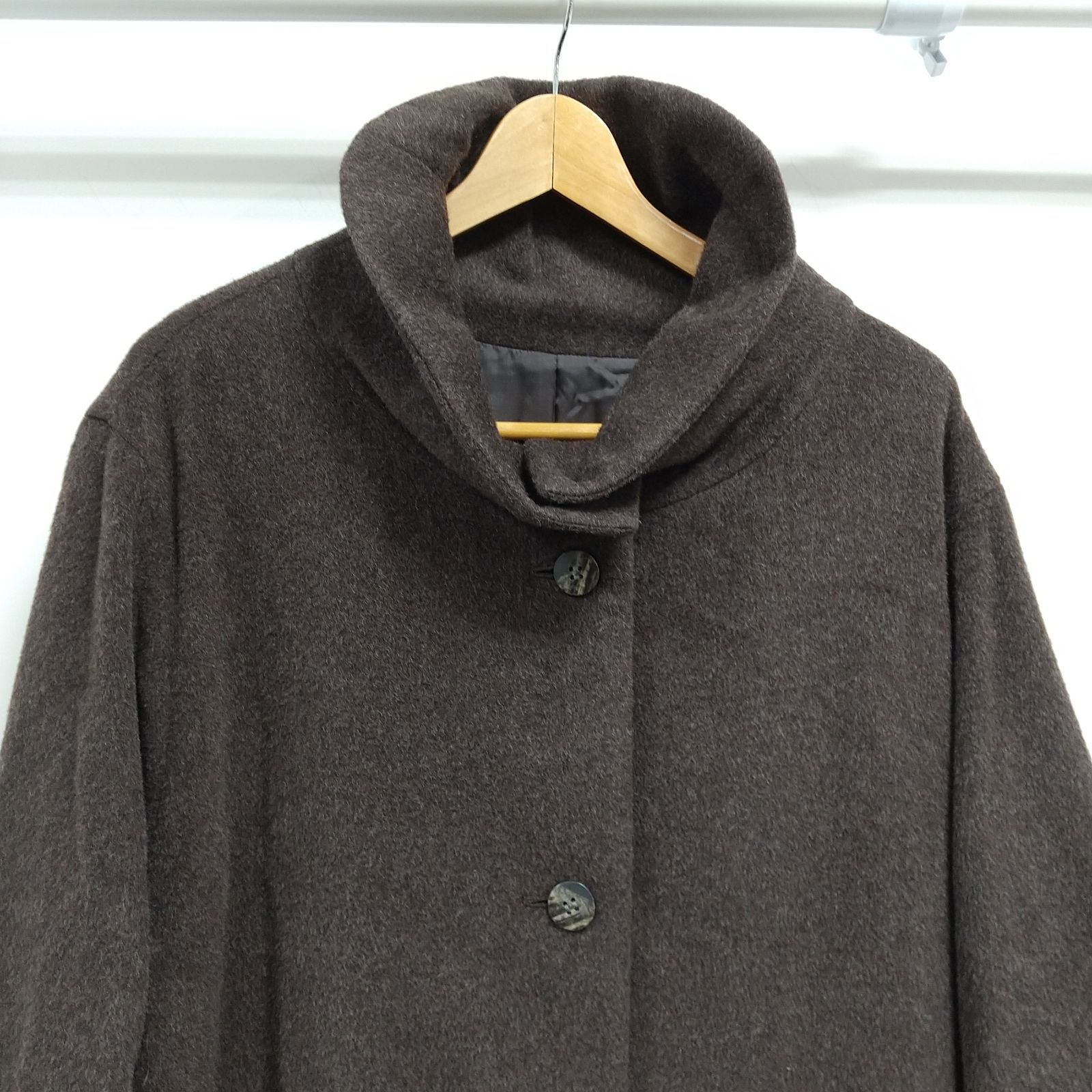 ks135◇新品 未使用 慈雨 ジウ JIU ロングコート レディース サイズ40