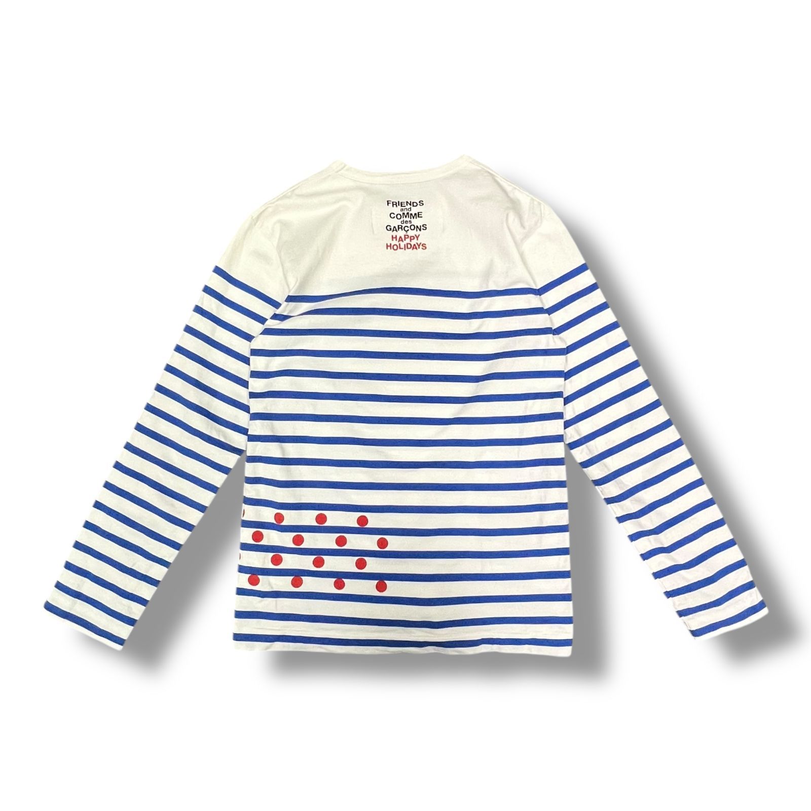Comme des garcon × Jean Paul Gaultier Long-sleeved borders T-shirt