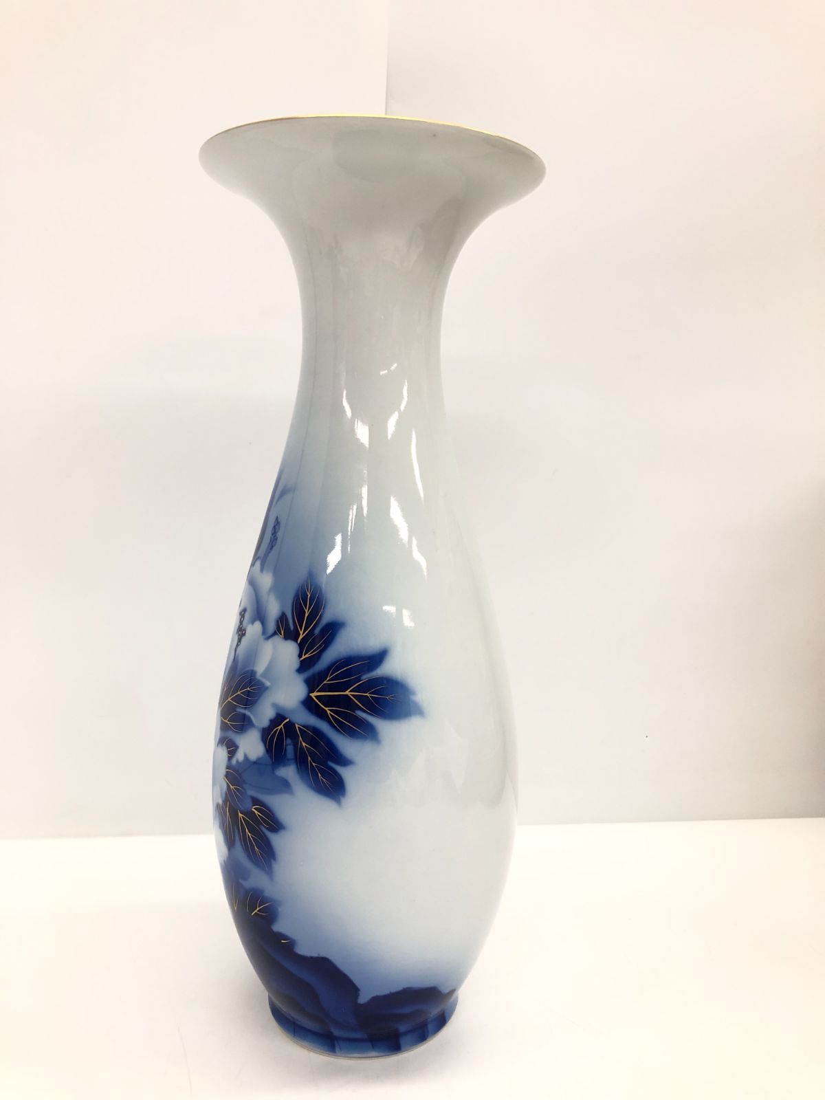 美品】深川製磁 深川製 有田焼 宮内庁御用達 花瓶 花器 花入 花生 華