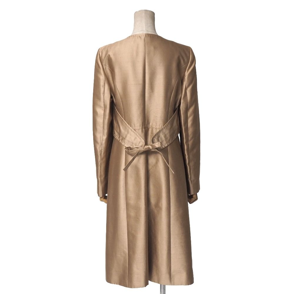 VALENTINO ヴァレンティノ コート サイズ44/8 シルク × コットン ノー  