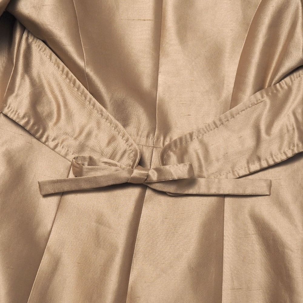 VALENTINO ヴァレンティノ コート サイズ44/8 シルク × コットン ノー  