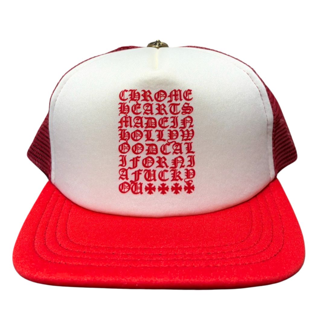 CHROME HEARTS トラッカーキャップ キングタコCHスクロール クロムハーツトラッカーキャップキングタコCHスクロールブラック