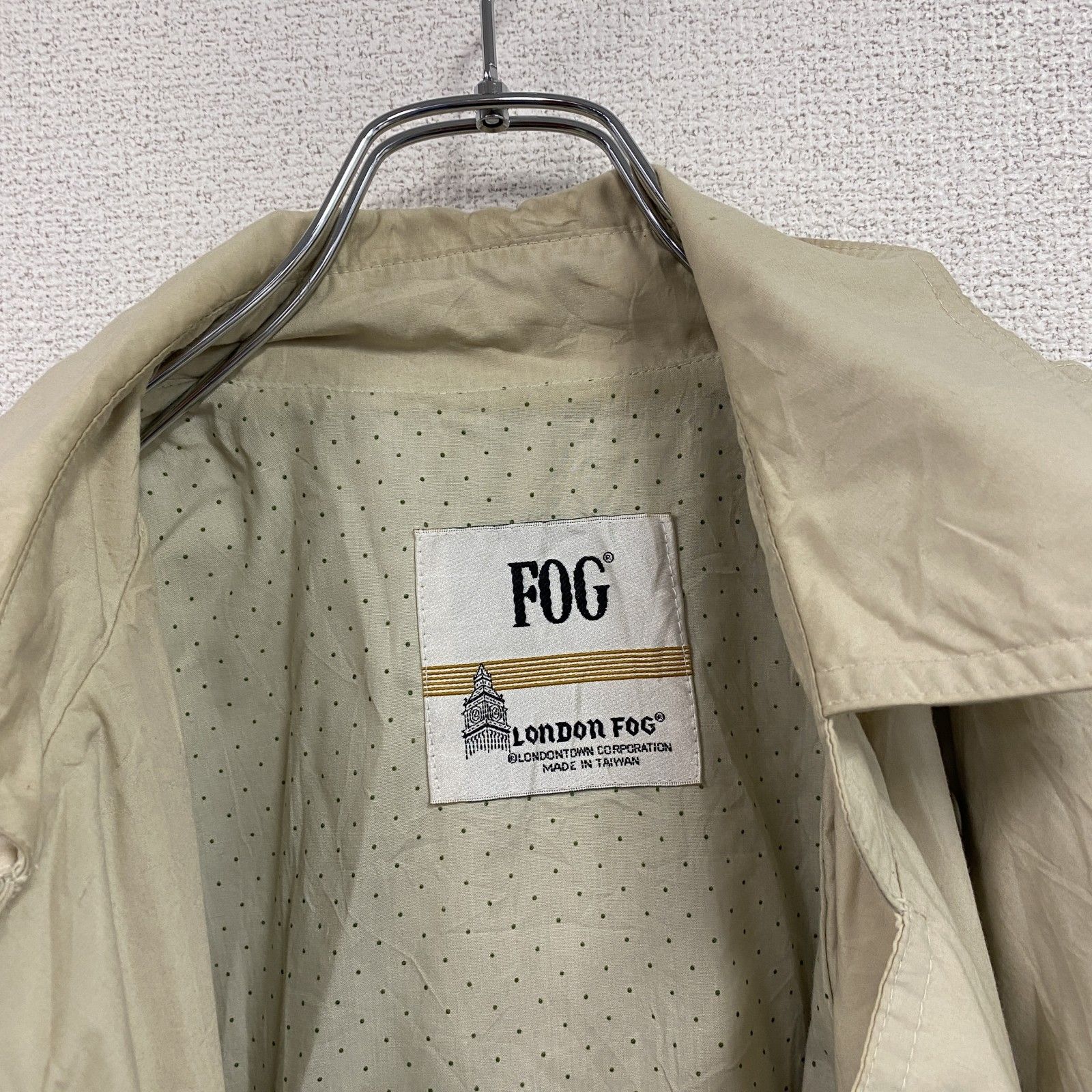 古着 used LONDON FOG ロンドンフォグ ダブルトレンチコート ベージュ