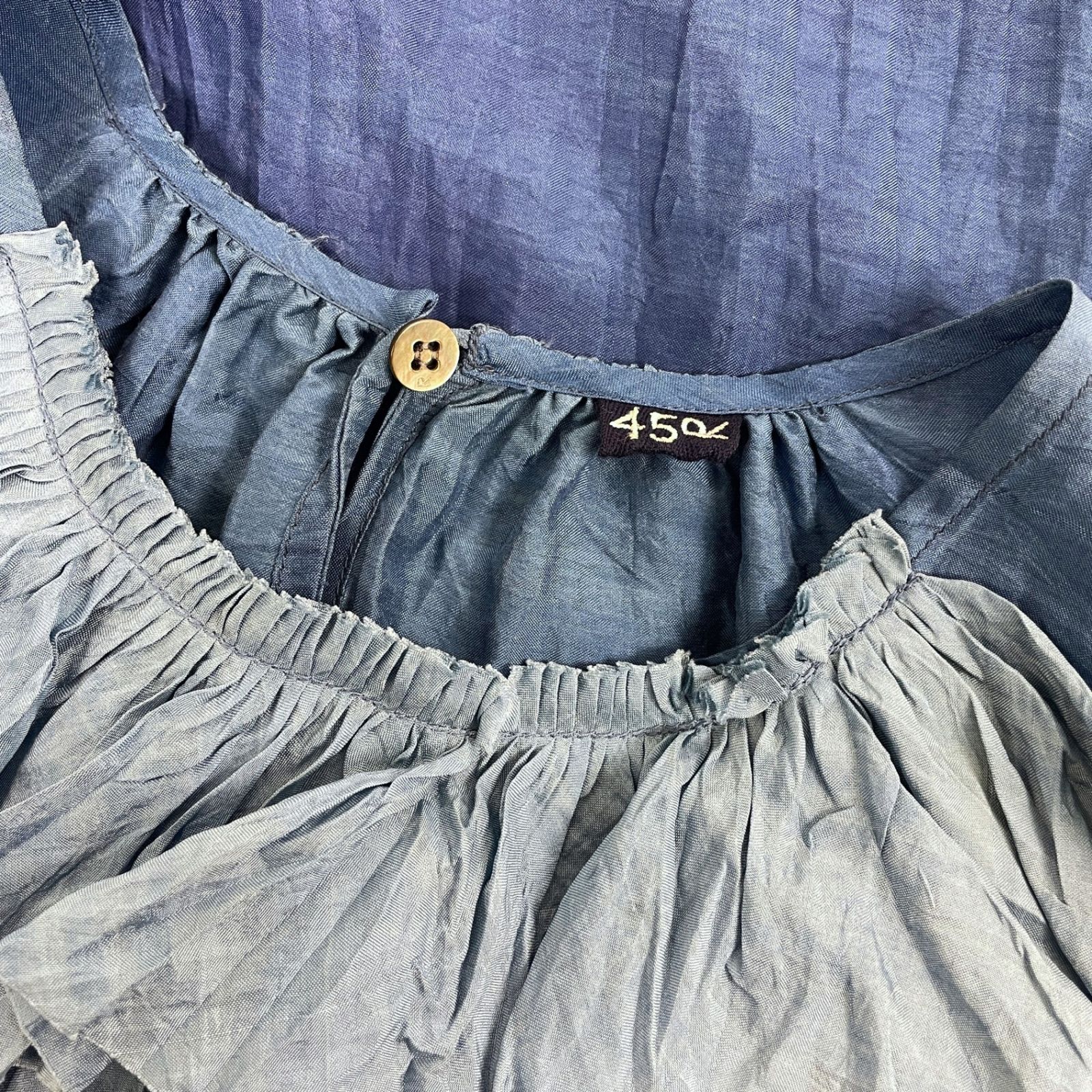 45R 45RPM フォーティファイブアール 藍染め インディゴ染め シルク