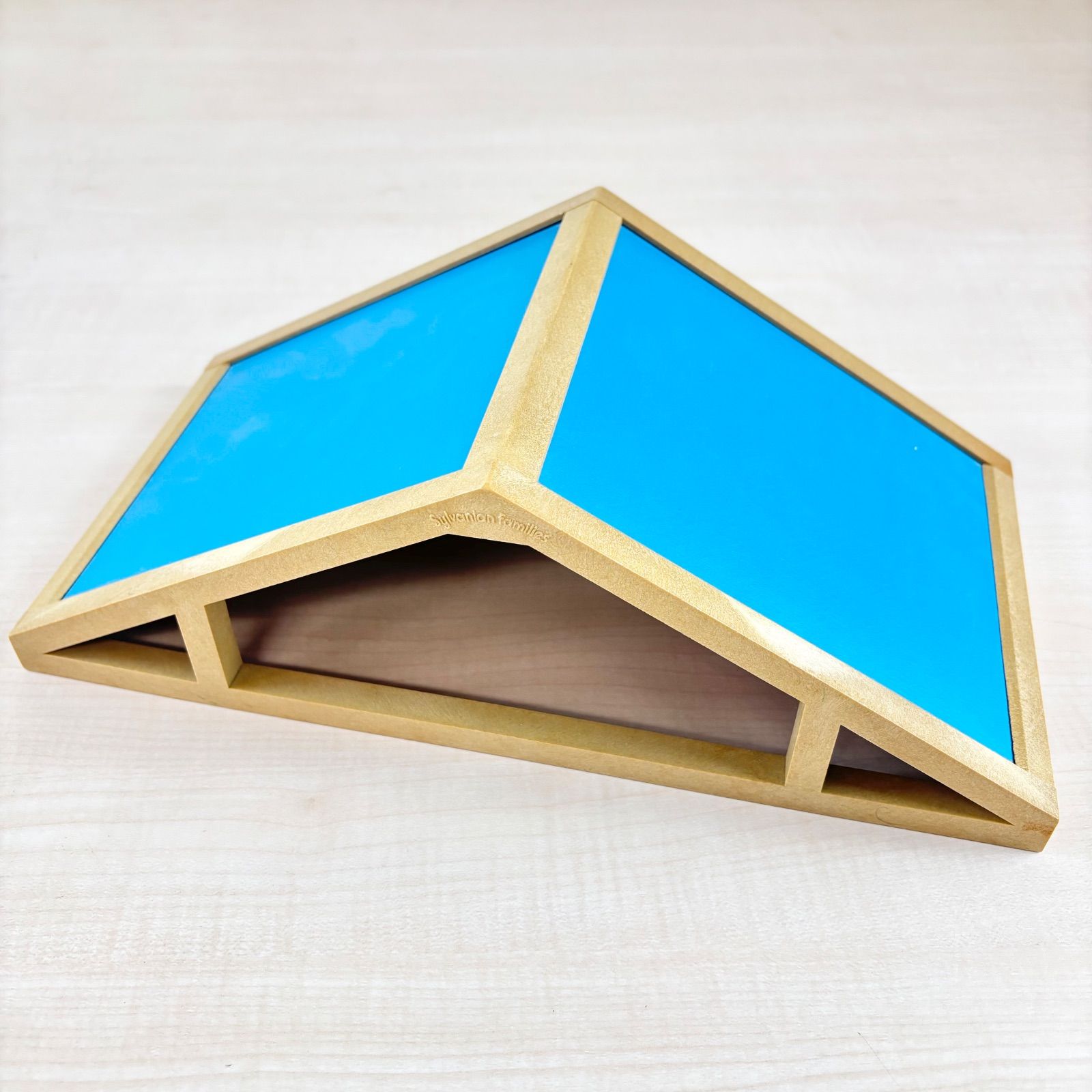 初期】シルバニアファミリー 屋根ユニット ユニットハウス No.2 青色