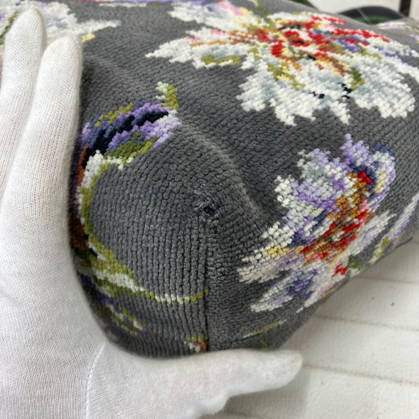 8883 FEILER フェイラー ハンドバッグ トートバッグ 花柄 バケツ型