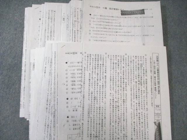 浜学園 小6 日曜錬成特訓 国語 【強化講座】 2月～6月 【テスト計22