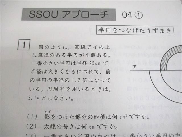 本 SAPIX サピックス 小6 算数 桜蔭コース SS特訓 SSOUアプローチ 04