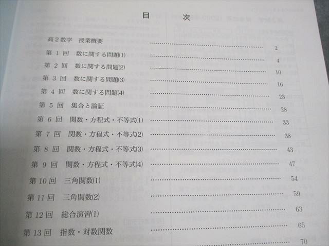 鉄緑会 高2 数学実戦講座I/II 第1/2部 テキスト/問題集 通年セット
