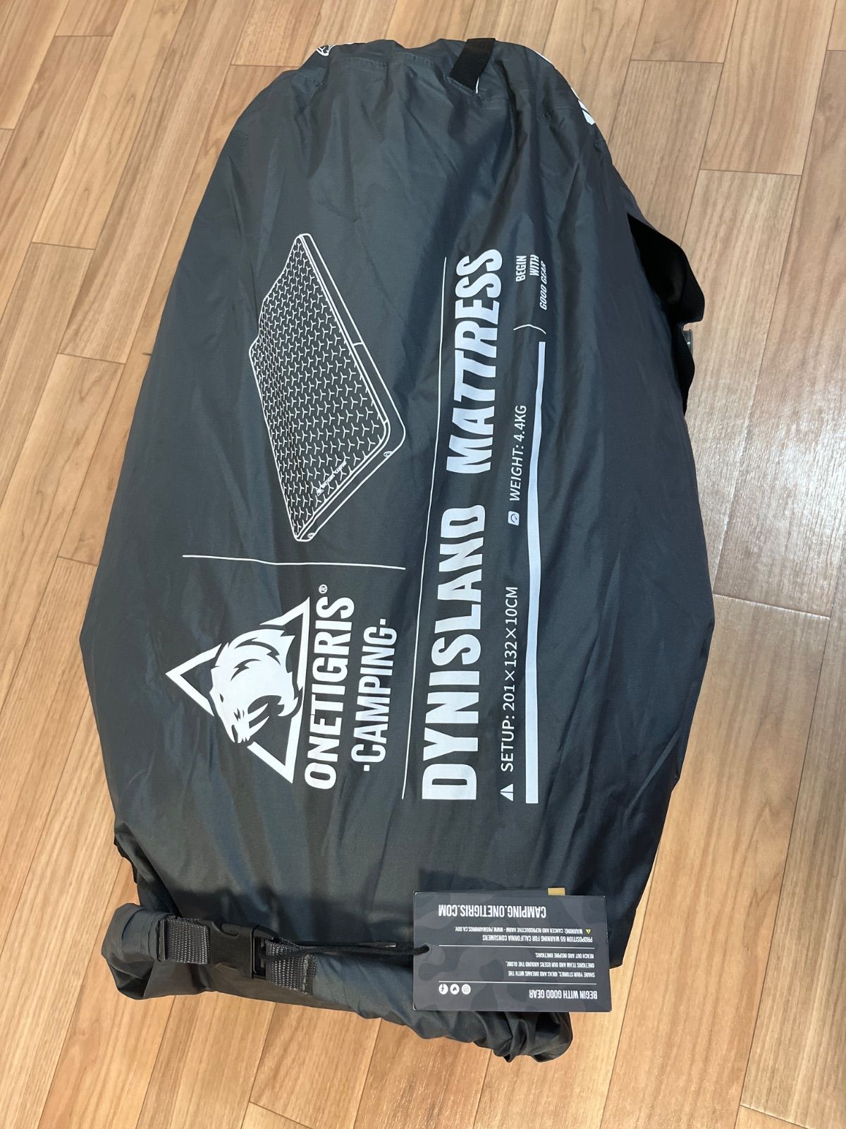 OneTigris DYNISLAND エアーマット ダブル 2人用 10cm厚 高R値 車中泊